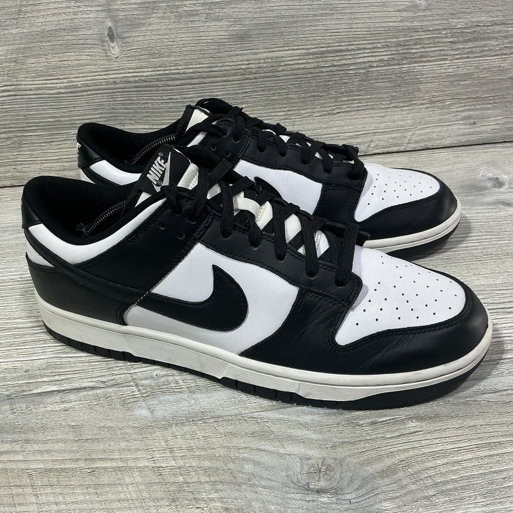 Nike Dunk Low Retro White Black Panda 2020 DD1391-100 Sneakers Shoes Men's US 12